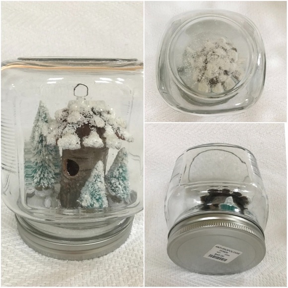 6-pc Set🎄Anthropologie Mason Jar Snow Globes ❄️ - Picture 10 of 11